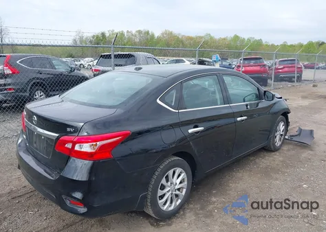 2019 Nissan Sentra Sv z USA, uszkodzony, nr VIN 3N1AB7AP8KY417946